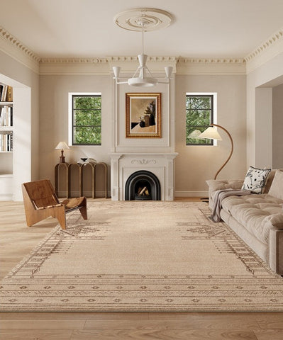 Contemporary Modern Rugs Next to Bed, Modern Rugs under Dining Room Table, Geometric Modern Carpets for Office, Abstract Modern Rugs for Living Room-Grace Painting Crafts