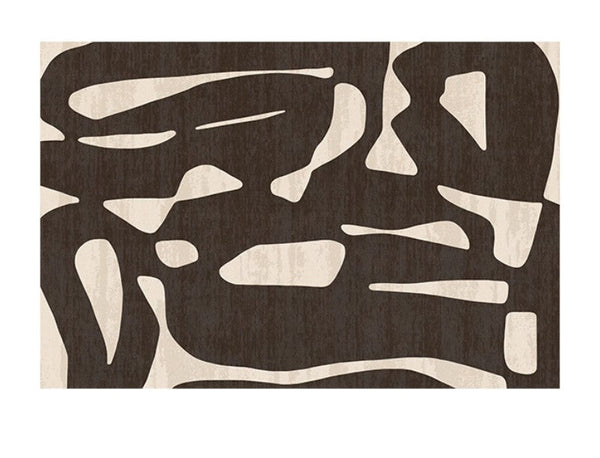 Dining Room Floor Rugs, Abstract Contemporary Rugs for Bedroom, Modern Rug Ideas for Living Room, Modern Rugs under Sofa-Grace Painting Crafts