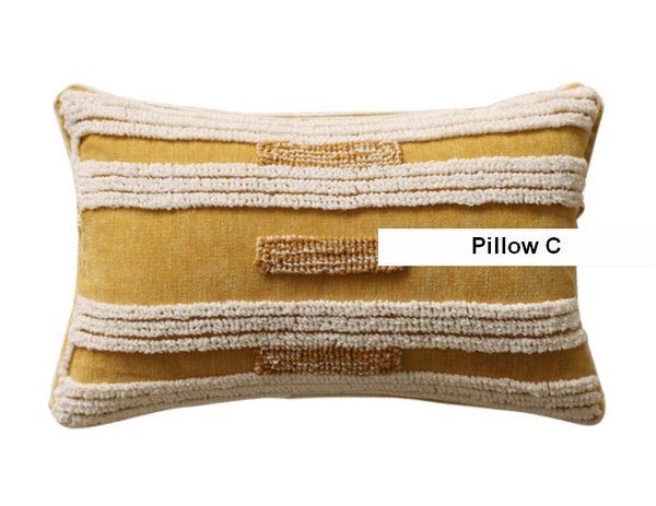 Decorative Modern Pillows for Couch, Decorative Pillows for Living Room, Modern Square Sofa Pillows Covers, Modern Sofa Cushion-Grace Painting Crafts