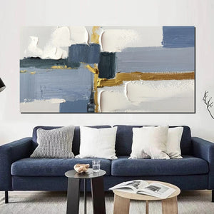 Modern Art Paintings for Dining Room, Abstract Acrylic Paintings on Canvas, Hand Painted Wall Art Paintings, Contemporary Canvas Artwork, Abstract Wall Art Paintings-Grace Painting Crafts