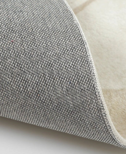 Abstract Contemporary Rugs for Bedroom, Modern Rugs under Sofa, Dining Room Floor Rugs, Modern Rugs for Office, Large Cream Color Rugs in Living Room-Grace Painting Crafts