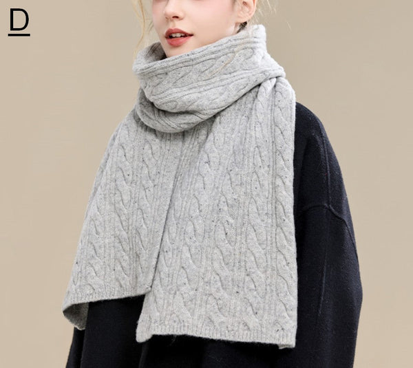 Christmas Gifts for Her, Holiday Scarf, Winter Wool Scarf, Warm Winter Scarf, Cold Weather Scarf, Fashion Scarf, Soft Cashmere Scarf for Women, Elegant Wool Scarves-Grace Painting Crafts