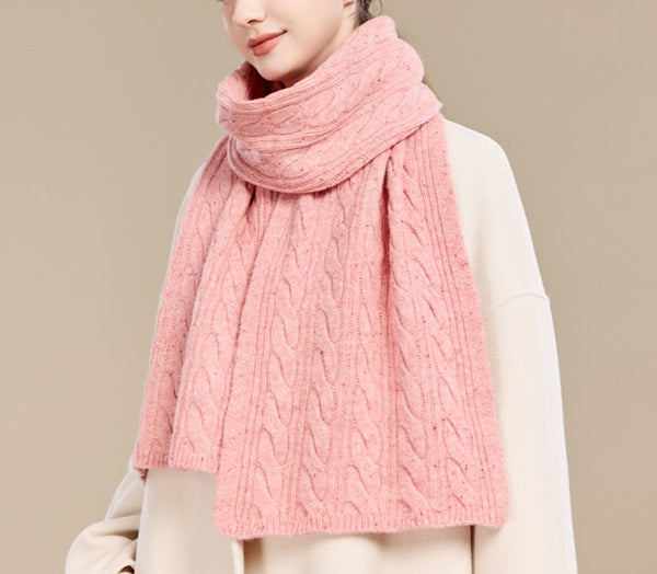 Christmas Gifts for Her, Holiday Scarf, Winter Wool Scarf, Warm Winter Scarf, Cold Weather Scarf, Fashion Scarf, Soft Cashmere Scarf for Women, Elegant Wool Scarves-Grace Painting Crafts