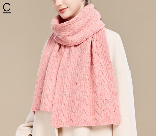 Christmas Gifts for Her, Holiday Scarf, Winter Wool Scarf, Warm Winter Scarf, Cold Weather Scarf, Fashion Scarf, Soft Cashmere Scarf for Women, Elegant Wool Scarves-Grace Painting Crafts