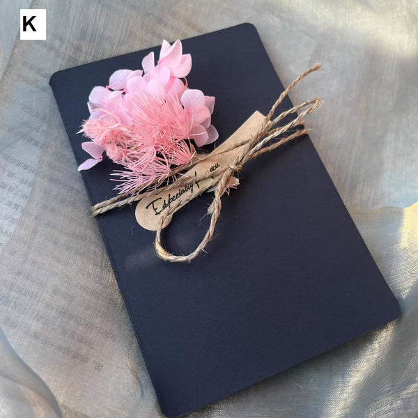 Wedding Greeting Card, Unique Anniversary Greeting Card, Creative Birthday Greeting Card, Beautiful Valentine's Day Greeting Card, Original Handmade Dried Flower Greeting Cards-Grace Painting Crafts