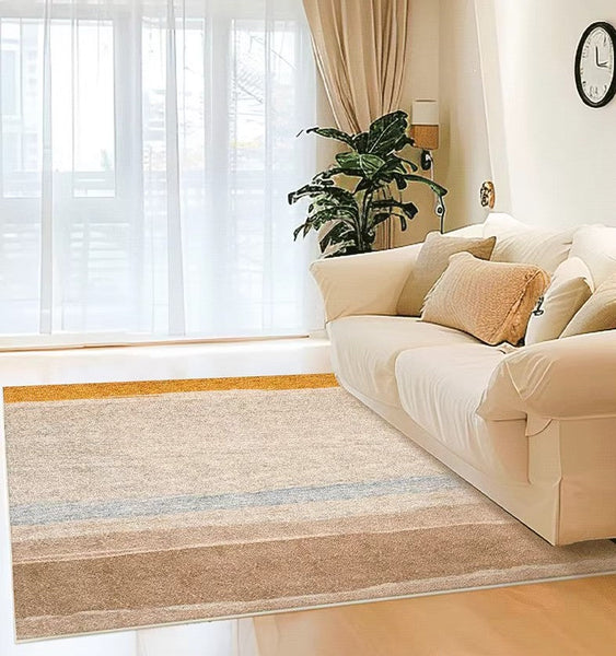 Abstract Area Rugs for Bedroom, Contemporary Modern Rugs for Living Room, Geometric Modern Rugs under Dining Room Table, Modern Carpets under Coffee Table-Grace Painting Crafts