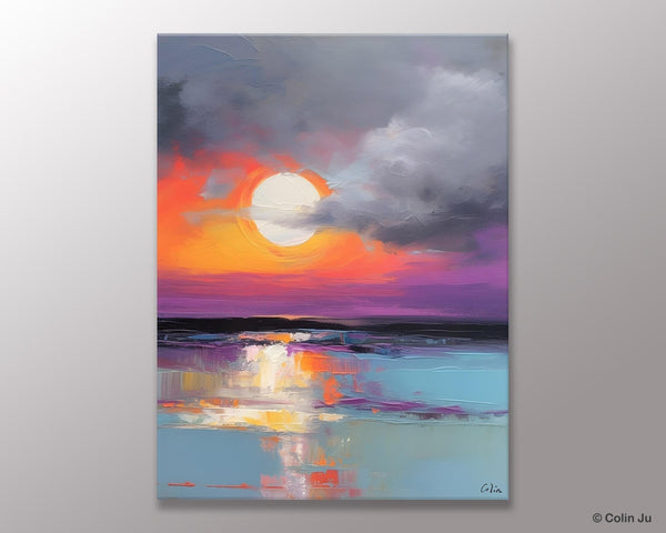 Contemporary Canvas Wall Art, Original Hand Painted Oil Paintings, Canvas Paintings Behind Sofa, Abstract Paintings for Bedroom, Buy Paintings Online-Grace Painting Crafts