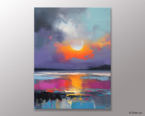 Contemporary Canvas Wall Art, Abstract Paintings for Bedroom, Original Hand Painted Oil Paintings, Canvas Paintings Behind Sofa, Buy Paintings Online-Grace Painting Crafts