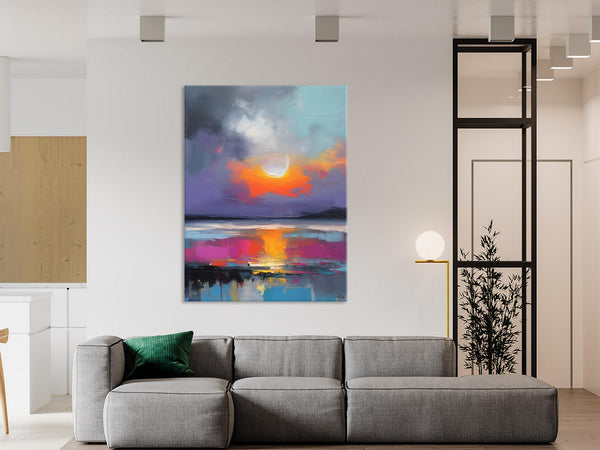 Contemporary Canvas Wall Art, Abstract Paintings for Bedroom, Original Hand Painted Oil Paintings, Canvas Paintings Behind Sofa, Buy Paintings Online-Grace Painting Crafts