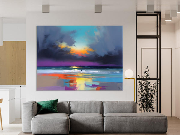Large Landscape Canvas Paintings, Buy Art Online, Living Room Abstract Paintings, Original Landscape Abstract Painting, Simple Wall Art Ideas-Grace Painting Crafts