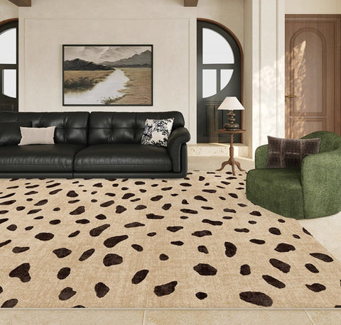 Modern Rugs under Dining Room Table, Contemporary Abstract Rugs Next to Bed, Geometric Modern Carpets for Office, Large Modern Rugs for Living Room-Grace Painting Crafts