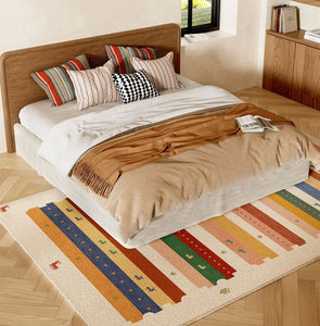 Modern Runner Rugs Next to Bed, Contemporary Runner Rugs for Children's Room, Runner Rugs for Hallway, Bathroom Runner Rugs, Kitchen Runner Rugs-Grace Painting Crafts