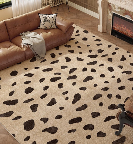 Modern Rugs under Dining Room Table, Contemporary Abstract Rugs Next to Bed, Geometric Modern Carpets for Office, Large Modern Rugs for Living Room-Grace Painting Crafts