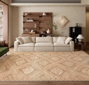 Modern Rugs under Dining Room Table, Geometric Modern Carpets for Office, Abstract Modern Rugs for Living Room, Contemporary Modern Rugs Next to Bed-Grace Painting Crafts