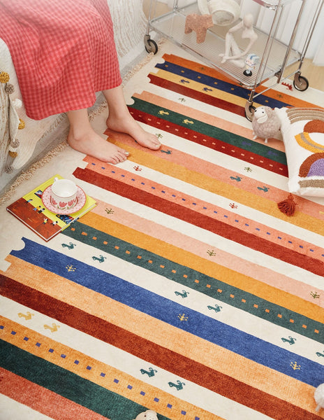 Modern Runner Rugs Next to Bed, Contemporary Runner Rugs for Children's Room, Runner Rugs for Hallway, Bathroom Runner Rugs, Kitchen Runner Rugs-Grace Painting Crafts