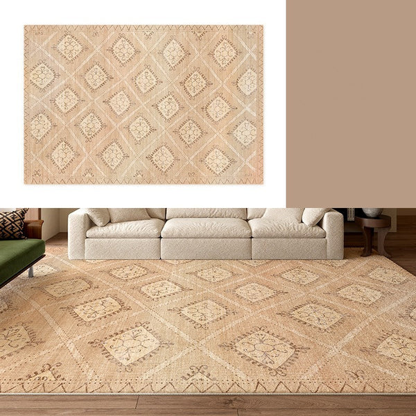 Modern Rugs under Dining Room Table, Geometric Modern Carpets for Office, Abstract Modern Rugs for Living Room, Contemporary Modern Rugs Next to Bed-Grace Painting Crafts