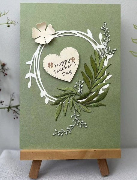 Creative Teacher's Day Greeting Card, Beautiful Greeting Cards, Embroidery Greeting Cards, Original Handmade Embroidery Greeting Cards-Grace Painting Crafts