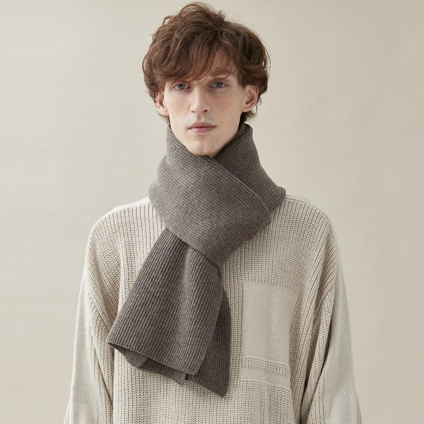 Business Wool Scarf for Gentleman, Thick Wool Scarf, Men's Winter Scarf, Formal Men Scarf Styles, Modern Fashion Scarf, Casual Scarf Men, Men's Wool Scarf Winter-Grace Painting Crafts