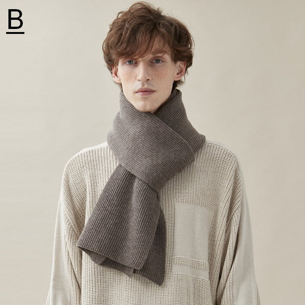 Business Wool Scarf for Gentleman, Thick Wool Scarf, Men's Winter Scarf, Formal Men Scarf Styles, Modern Fashion Scarf, Casual Scarf Men, Men's Wool Scarf Winter-Grace Painting Crafts