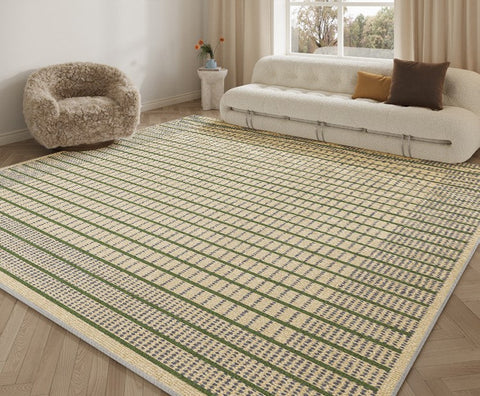 Unique Modern Rugs for Living Room, Large Modern Rugs for Bedroom, Geometric Area Rugs under Coffee Table, Contemporary Modern Rugs for Dining Room-Grace Painting Crafts