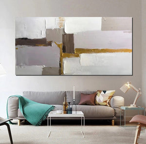 Large Acrylic Paintings on Canvas, Hand Painted Wall Art Paintings, Modern Art Paintings for Dining Room, Contemporary Canvas Artwork, Abstract Wall Art Paintings-Grace Painting Crafts