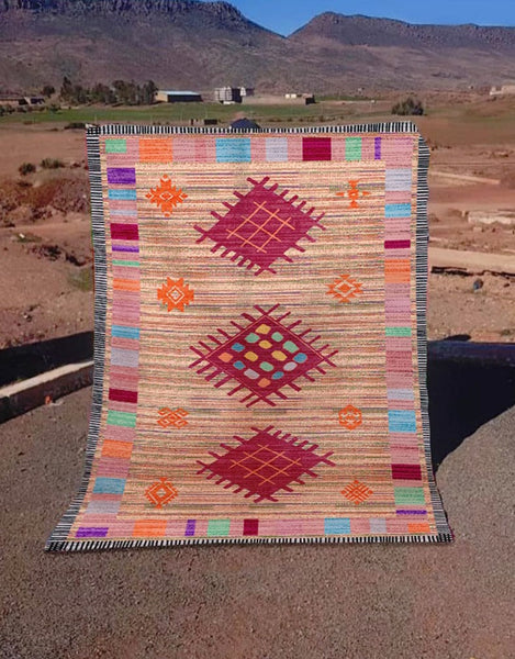Vintage Persian Rugs, Bedroom Morocco Rugs, Vintage Rugs for Dining Room, Extra Large Traditional Colorful Moroccan Rug, Oversized Area Rugs for Living Room-Grace Painting Crafts