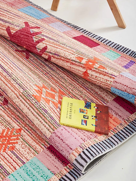 Vintage Persian Rugs, Bedroom Morocco Rugs, Vintage Rugs for Dining Room, Extra Large Traditional Colorful Moroccan Rug, Oversized Area Rugs for Living Room-Grace Painting Crafts