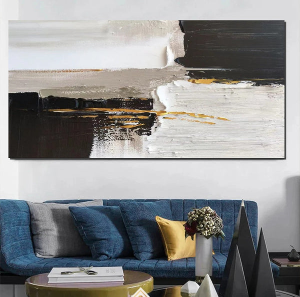 Contemporary Canvas Artwork, Abstract Wall Art Paintings, Modern Art Paintings for Dining Room, Large Acrylic Paintings on Canvas, Hand Painted Wall Art Paintings-Grace Painting Crafts