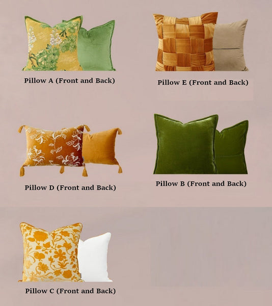 Unique Decorative Pillows for Bedroom, Modern Decorative Pillows for Couch, Decorative Cushion Covers, Decorative Pillow Arrangement Ideas for Interior Design-Grace Painting Crafts