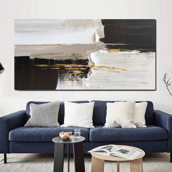 Contemporary Canvas Artwork, Abstract Wall Art Paintings, Modern Art Paintings for Dining Room, Large Acrylic Paintings on Canvas, Hand Painted Wall Art Paintings-Grace Painting Crafts