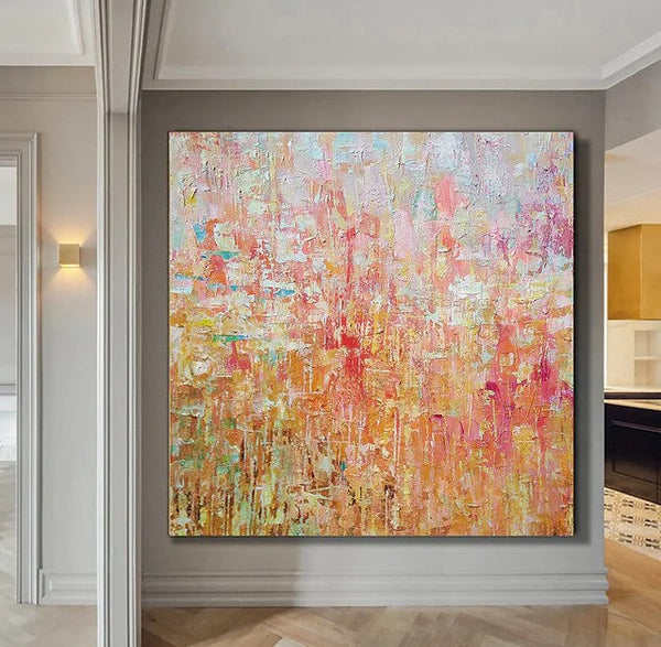 Simple Painting Ideas for Dining Room, Acrylic Painting on Canvas, Simple Modern Paintings for Living Room, Huge Canvas Paintings, Large Painting for Sale-Grace Painting Crafts