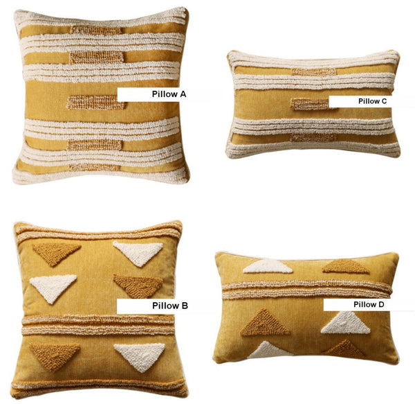 Decorative Modern Pillows for Couch, Decorative Pillows for Living Room, Modern Square Sofa Pillows Covers, Modern Sofa Cushion-Grace Painting Crafts