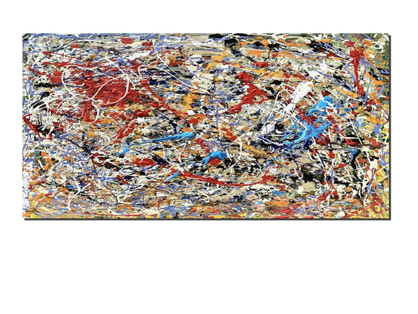 Colorful Contemporary Canvas Artwork, Modern Art Paintings for Dining Room, Abstract Wall Art Paintings, Large Acrylic Paintings on Canvas, Hand Painted Wall Art Paintings-Grace Painting Crafts