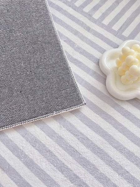Gray Modern Rugs for Living Room, Geometric Contemporary Rugs for Dining Room, Bedroom Floor Rugs, Soft Modern Rug for Living Room-Grace Painting Crafts