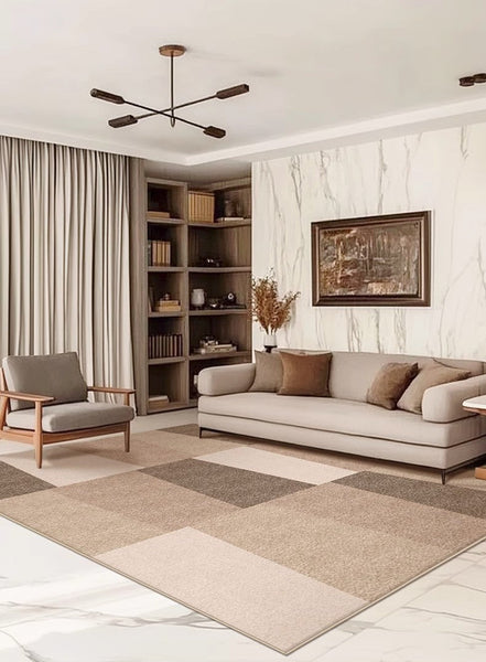 Extra Large Modern Floor Carpets for Office, Modern Area Rug for Living Room, Contemporary Rugs for Dining Room, Bedroom Floor Rugs-Grace Painting Crafts
