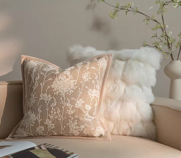 Modern Decorative Pillow Cover, Decorative Throw Pillows for Living Room, Decorative Pillow Arrangement Ideas for Couch, Modern Sofa Pillows-Grace Painting Crafts