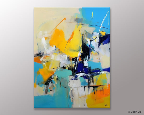 Original Canvas Wall Art, Oversized Contemporary Acrylic Paintings, Modern Abstract Paintings, Extra Large Canvas Painting for Living Room-Grace Painting Crafts
