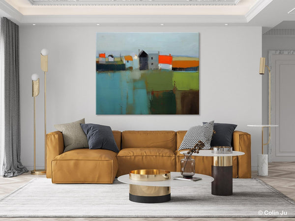 Abstract Landscape Paintings, Extra Large Canvas Painting for Living Room, Large Original Abstract Wall Art, Contemporary Acrylic Paintings-Grace Painting Crafts