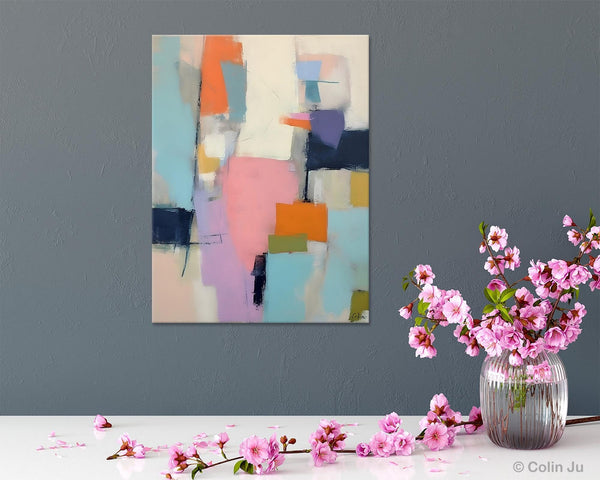 Modern Paintings, Large Contemporary Wall Art, Acrylic Painting on Canvas, Extra Large Paintings for Dining Room, Original Abstract Painting-Grace Painting Crafts