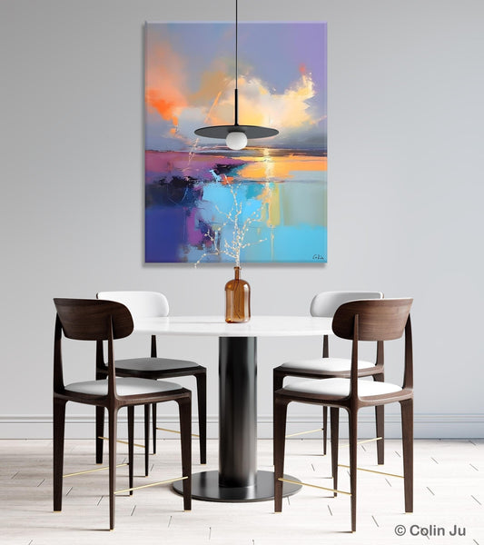 Original Landscape Paintings, Modern Paintings, Large Contemporary Wall Art, Acrylic Painting on Canvas, Extra Large Paintings for Bedroom-Grace Painting Crafts