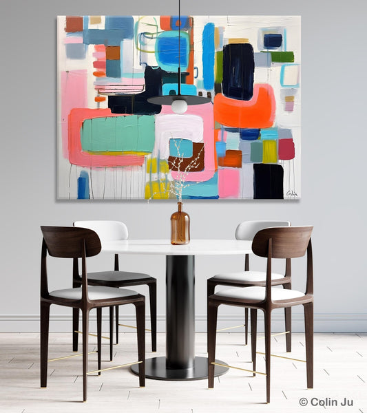 Contemporary Acrylic Paintings, Modern Wall Art Ideas for Living Room, Extra Large Canvas Paintings, Original Abstract Painting, Impasto Art-Grace Painting Crafts