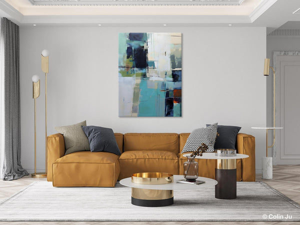Large Contemporary Wall Art, Acrylic Painting on Canvas, Modern Paintings, Extra Large Paintings for Dining Room, Original Abstract Painting-Grace Painting Crafts