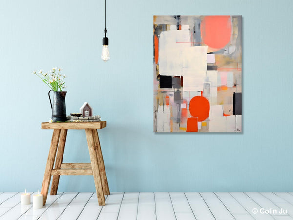 Acrylic Painting on Canvas, Contemporary Wall Art Paintings, Canvas Paintings for Bedroom, Extra Large Original Art, Buy Paintings Online-Grace Painting Crafts