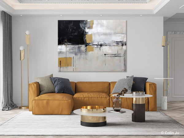Original Abstract Art, Modern Wall Art Ideas for Bedroom, Extra Large Canvas Paintings, Impasto Art Painting, Contemporary Acrylic Paintings-Grace Painting Crafts