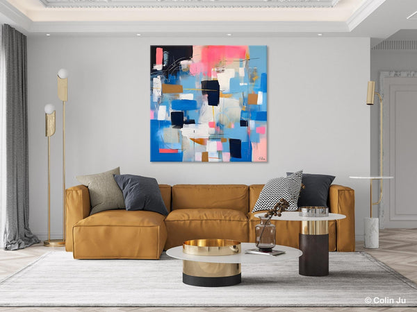 Modern Canvas Paintings, Contemporary Canvas Art, Original Modern Wall Art, Modern Acrylic Artwork, Large Abstract Painting for Dining Room-Grace Painting Crafts
