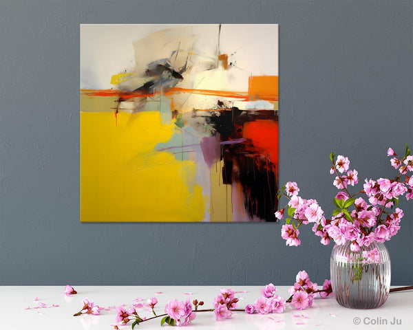 Modern Canvas Art Paintings, Contemporary Canvas Art, Original Modern Wall Art, Modern Acrylic Artwork, Large Abstract Paintings for Bedroom-Grace Painting Crafts