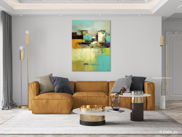 Contemporary Wall Art Paintings, Abstract Wall Paintings, Extra Large Paintings for Dining Room, Hand Painted Canvas Art, Original Artowrk-Grace Painting Crafts