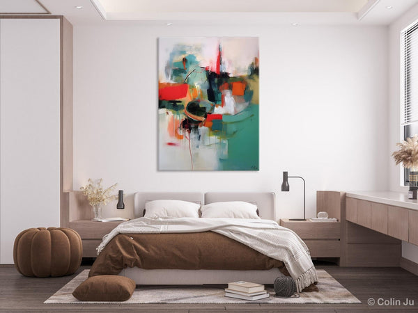 Abstract Wall Paintings, Extra Large Paintings for Dining Room, Hand Painted Canvas Art, Original Artowrk, Contemporary Wall Art Paintings-Grace Painting Crafts