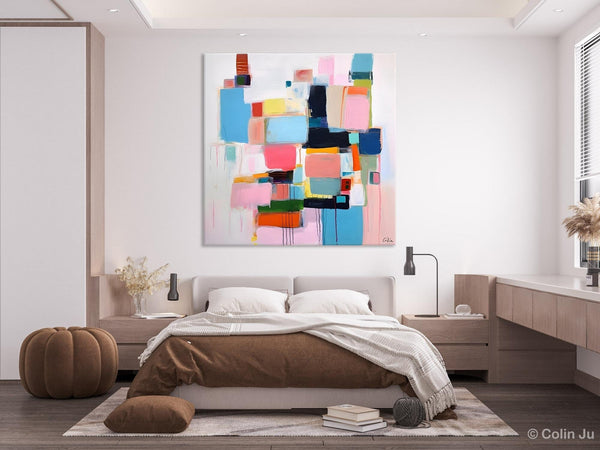 Modern Canvas Paintings, Large Abstract Art for Bedroom, Original Abstract Wall Art, Simple Modern Acrylic Artwork, Contemporary Canvas Art-Grace Painting Crafts