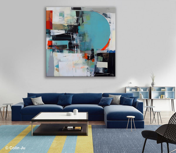 Modern Acrylic Artwork, Original Modern Paintings, Contemporary Canvas Art for Bedroom, Heavy Texture Canvas Art, Large Abstract Paintings-Grace Painting Crafts